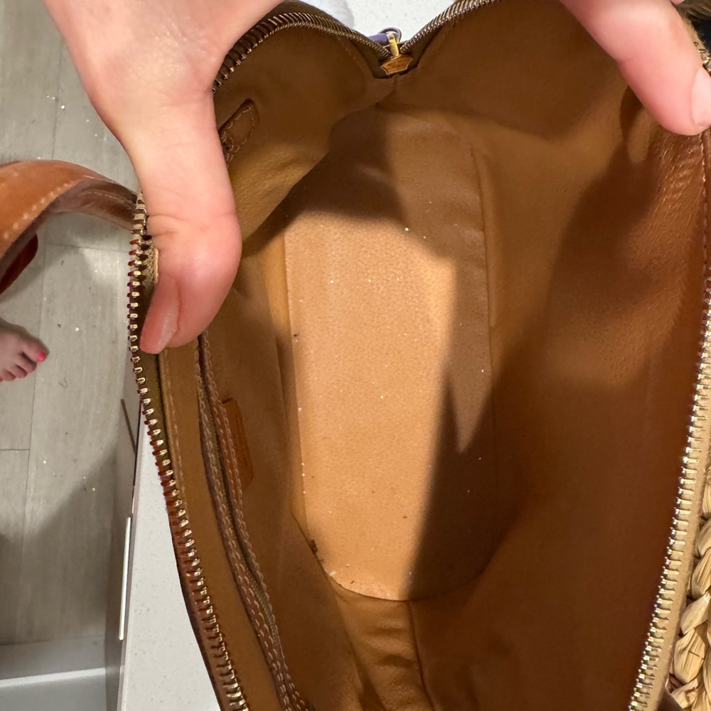 Celine Designer Handbag with Tan Accents and LABUBU - Picture 3 of 5